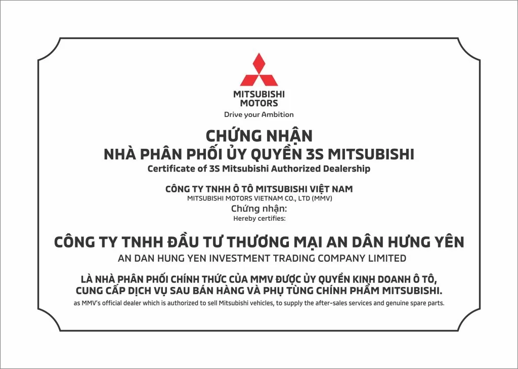 Mmv Bảng Chứng Nhận Hưng Yên