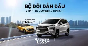 Mitsubishi Xpander và Xforce vững ngôi “vua doanh số” tháng 7/2025